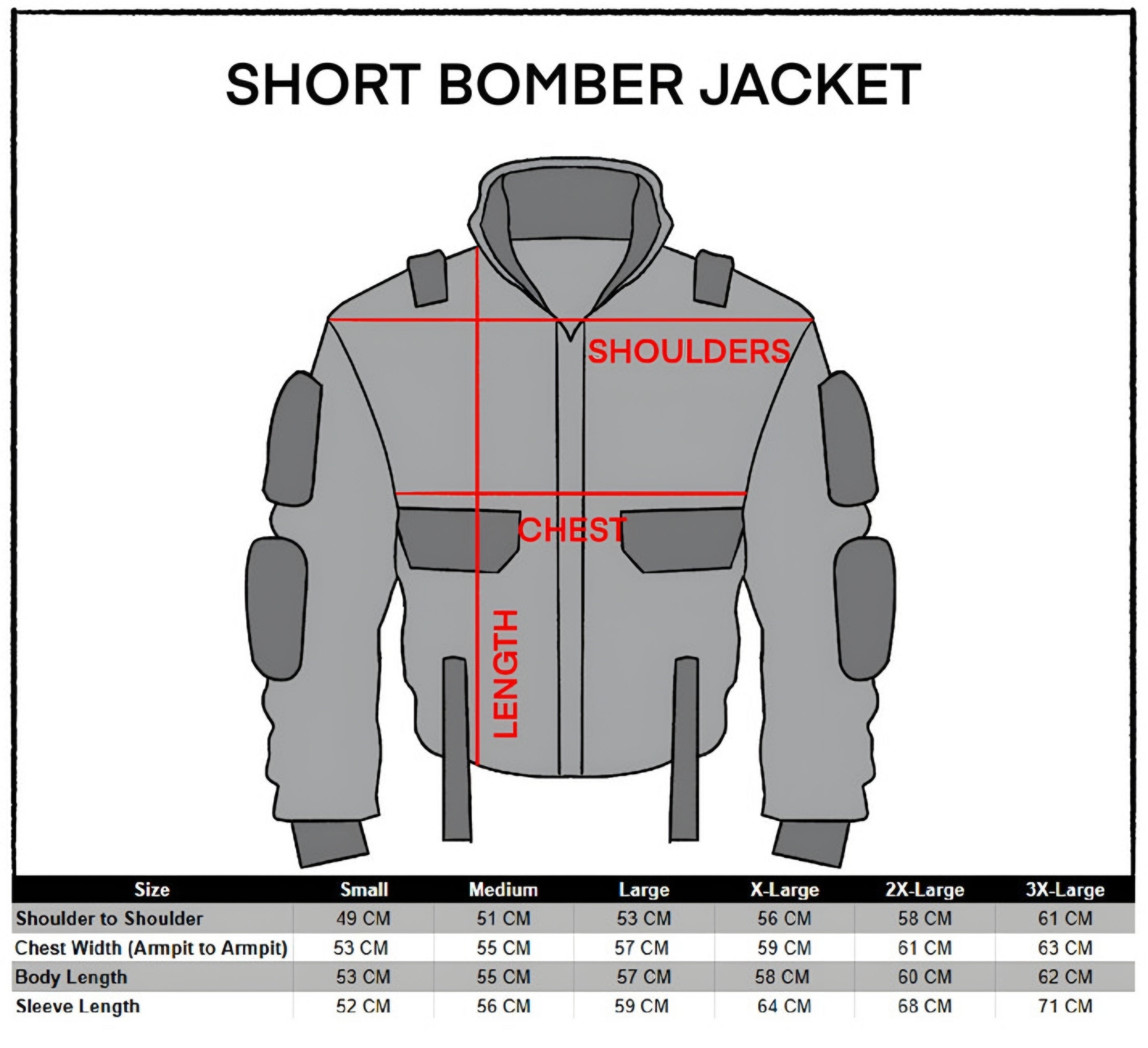 Medic White Short Bomber Jacket