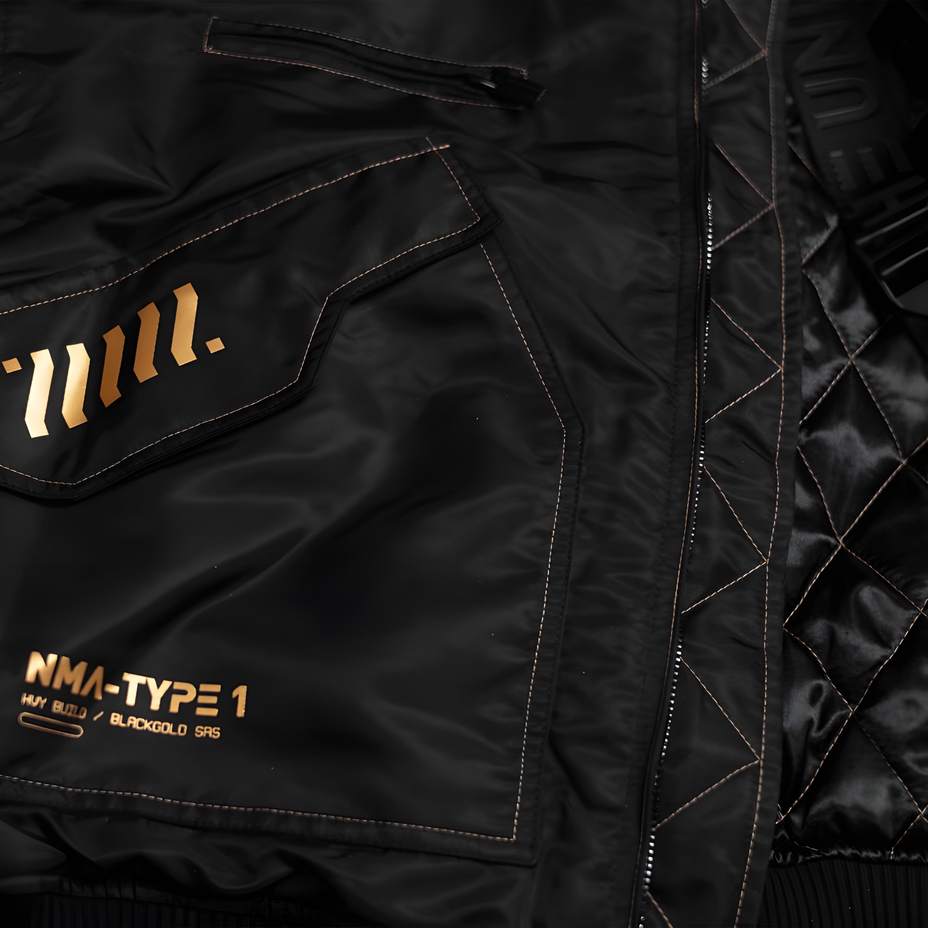 Nobilis N/MA-1 LT Black Gold Bomber